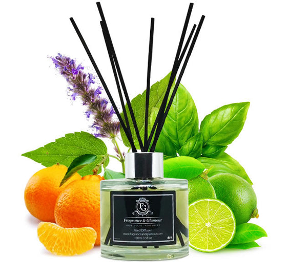 No 772 Reed Diffuser Inspired by Lime Basil and Mandarin